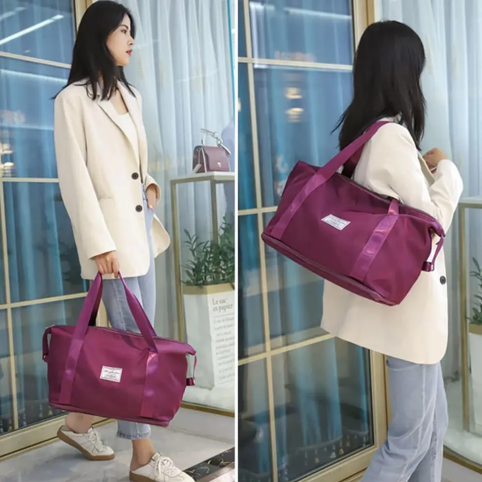 Bolso Cartera De Viaje Equipaje De Mano Expansible Portatil 9