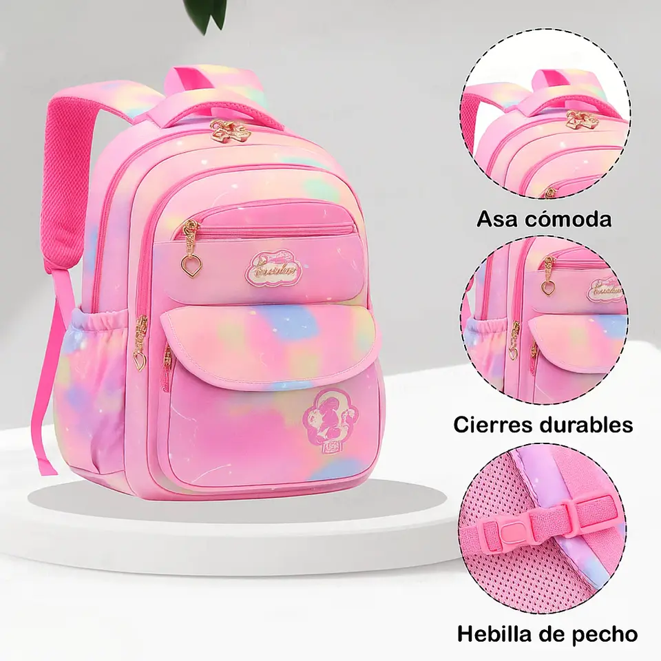 Mochila Escolar Kawaii Bolso Estudiantes Colegio Primaria 3