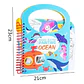 Libro Mágico Cuaderno Didáctico Niños Para Pintar Con Agua - Miniatura 3