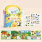Libro Mágico Cuaderno Didáctico Niños Para Pintar Con Agua - Miniatura 6