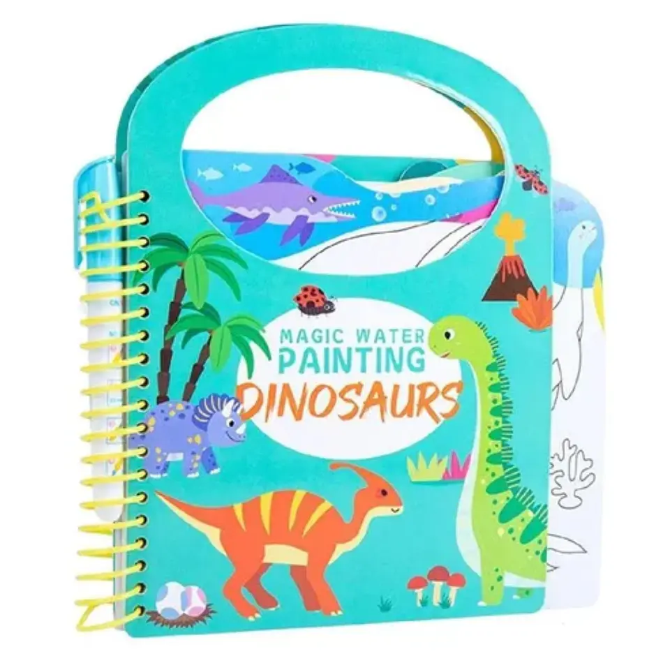 Libro Mágico Cuaderno Didáctico Niños Para Pintar Con Agua 7