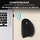 Raton Vertical Mouse Inalambrico Ergonomico Gamer 2.4g USB - Miniatura 3