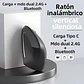 Raton Vertical Mouse Inalambrico Ergonomico Gamer 2.4g USB - Miniatura 4
