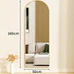 Espejo Ovalado Cuerpo Entero 160x50cm Con Base Plegable - Miniatura 4