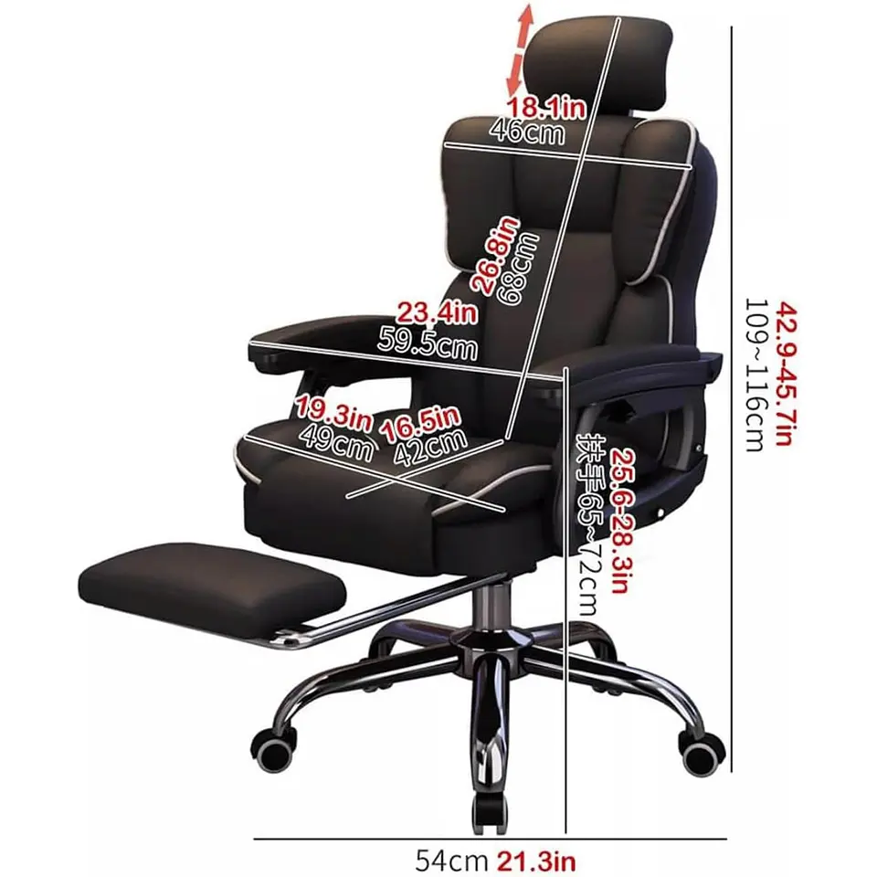 Silla Para PC YT-709 Oficina Giratoria Ejecutiva 360º  5