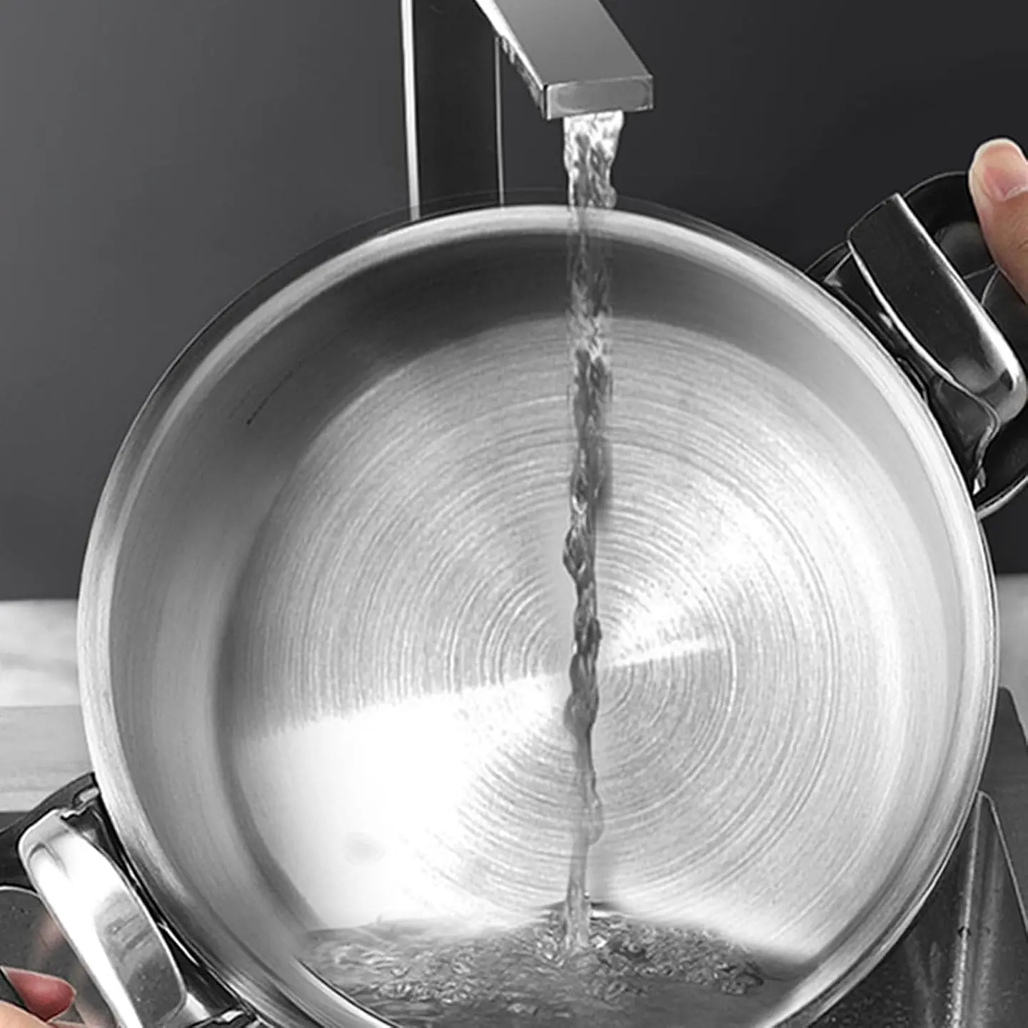 Olla De Presión 5 Litros Cocina Gas Antiadherente 4