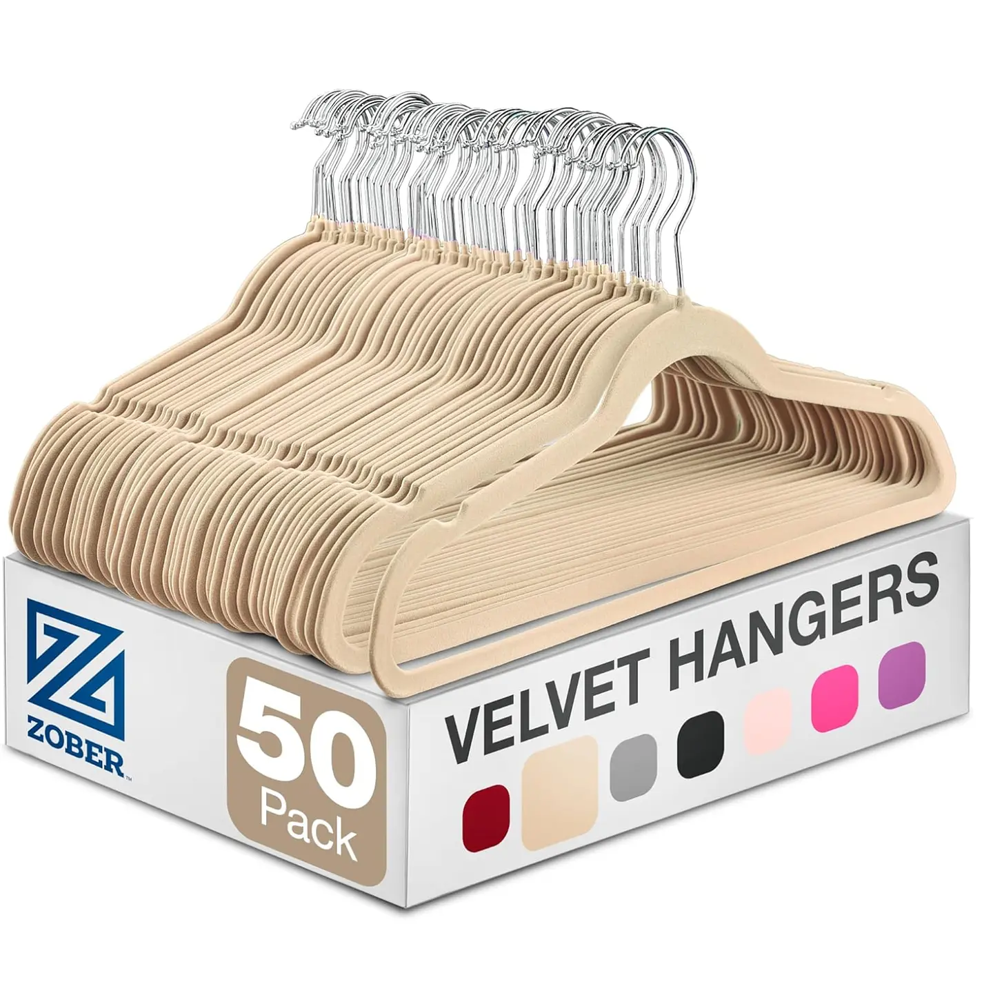 Pack 10 Colgadores De Madera Ganchos Perchero Ropa 5