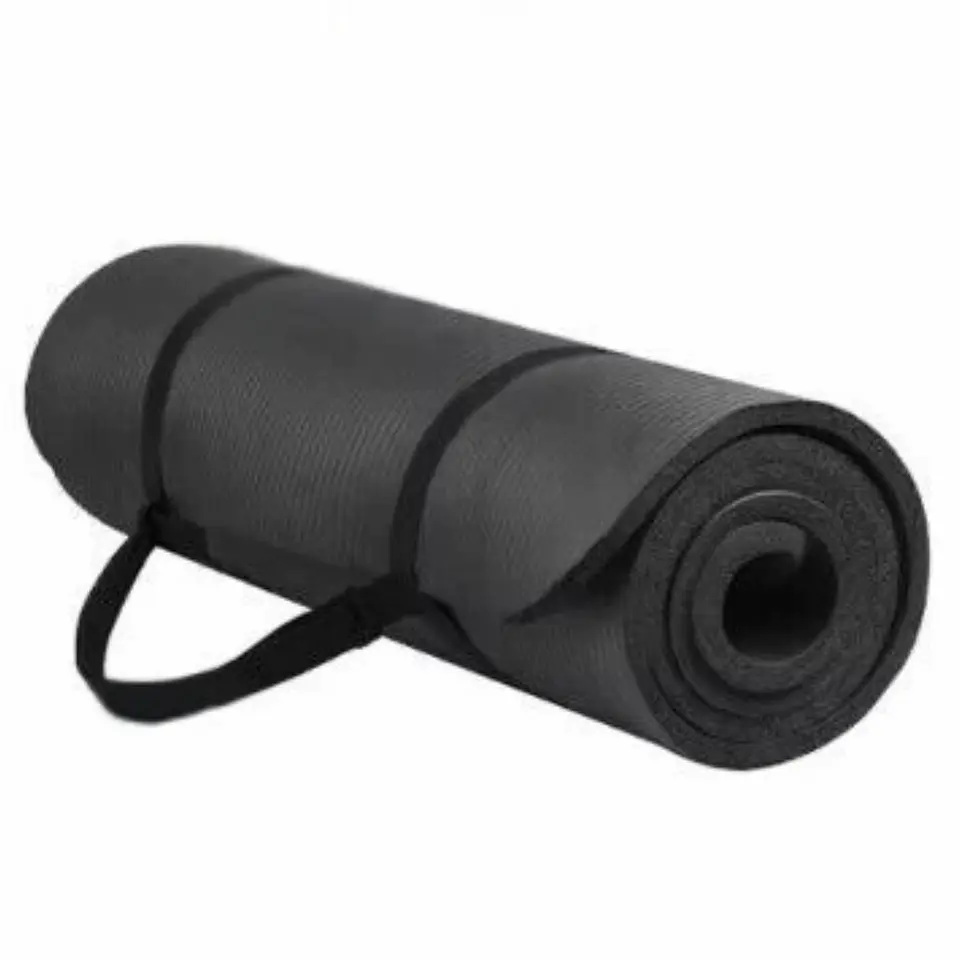 Yoga Mat Tapete Colchoneta Pilates 180x60x1 cm Con Correas 1