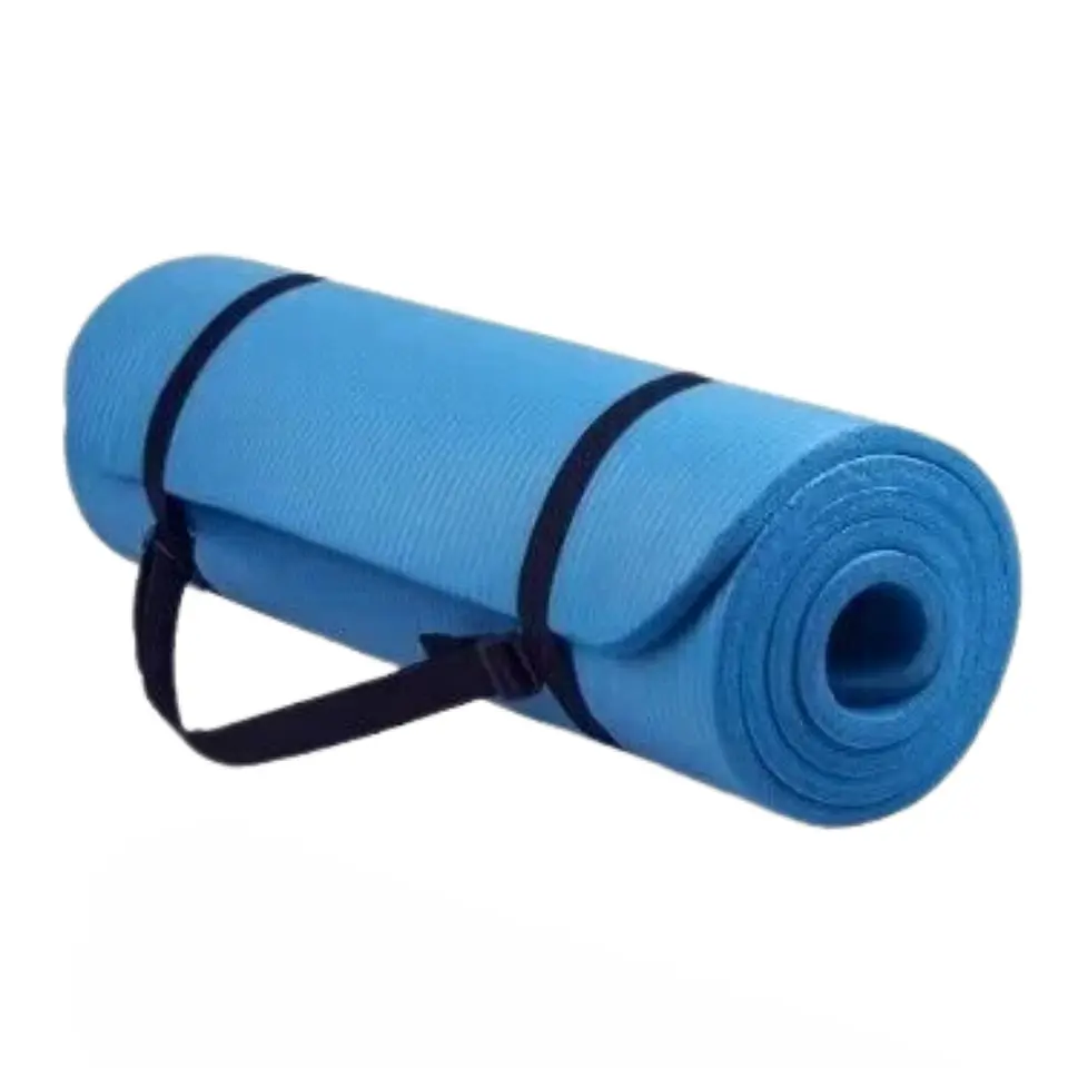 Yoga Mat Tapete Colchoneta Pilates 180x60x1 cm Con Correas 5