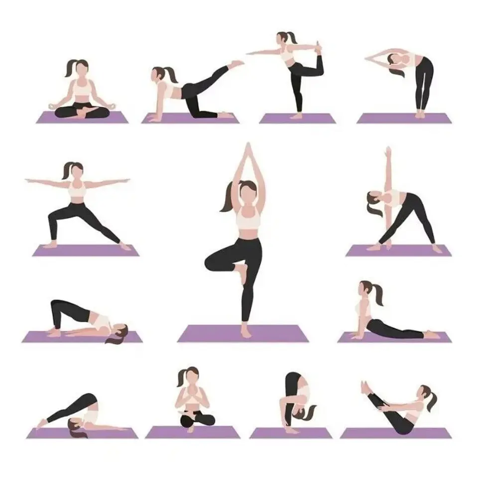 Yoga Mat Tapete Colchoneta Pilates 180x60x1 cm Con Correas 10