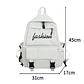 Bolso Mochila Coreana Casual Juvenil Diario Escolar - Miniatura 3