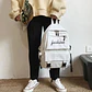 Bolso Mochila Coreana Casual Juvenil Diario Escolar - Miniatura 4
