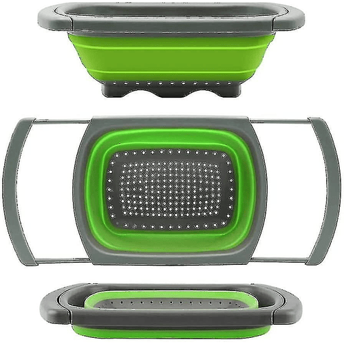 Colador Extensible Plegable 39x26cm De Silicona Multiuso