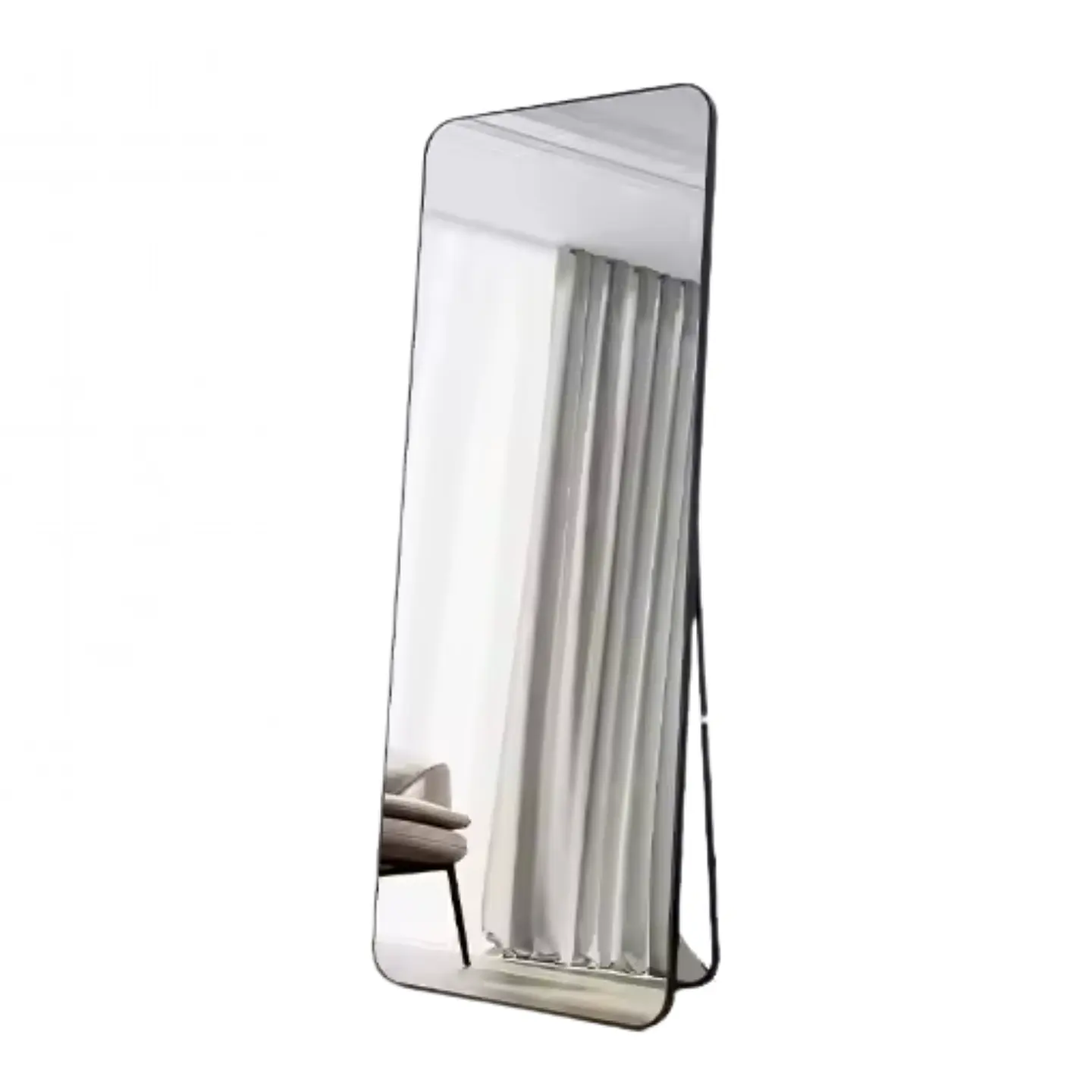 Espejo Rectangular De Cuerpo Entero 150x40cm Con Soporte 1