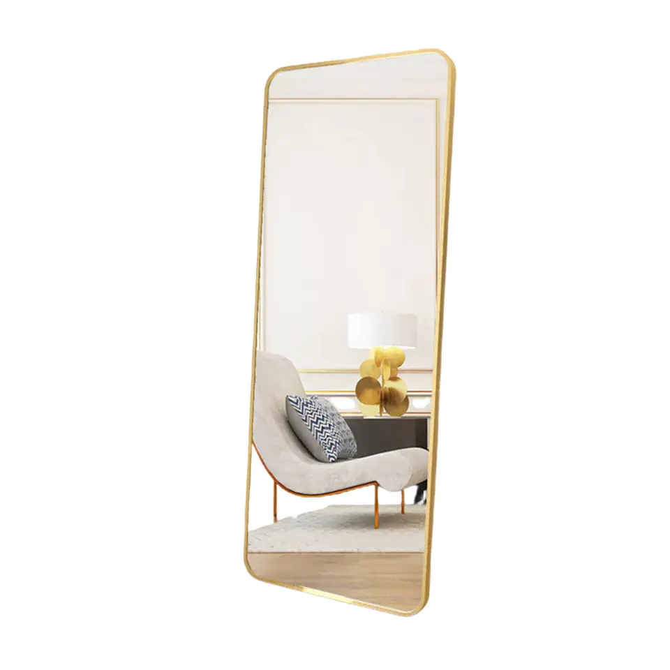 Espejo Rectangular De Cuerpo Entero 150x40cm Con Soporte 3
