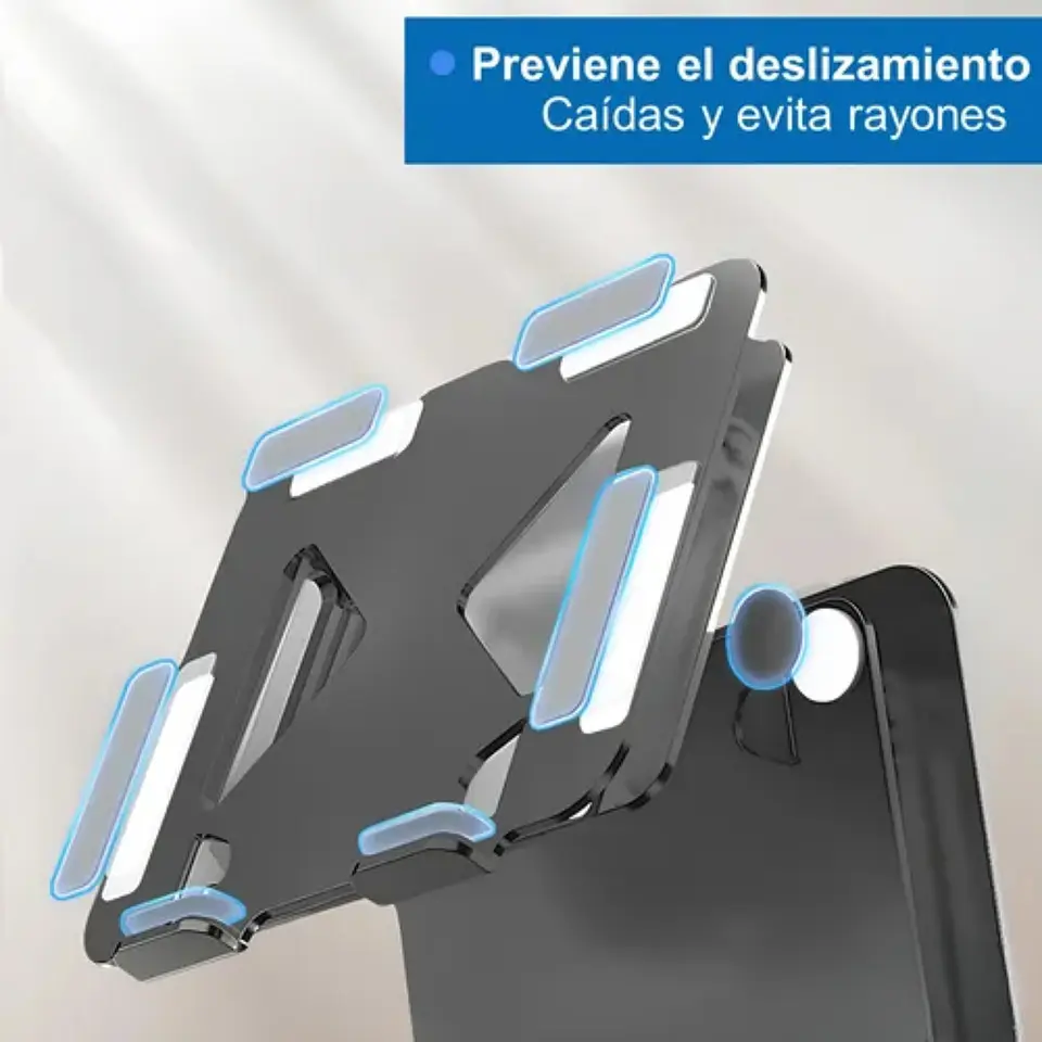 Soporte Base Elevador Notebook Computadora Portatil Plegable 5
