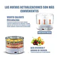 Deshidratador De Alimentos Frutas Verduras 220V Electrico - Miniatura 3