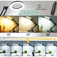 Lampara Lupa De Escritorio Luz Led Lente De Aumento Con Base - Miniatura 4