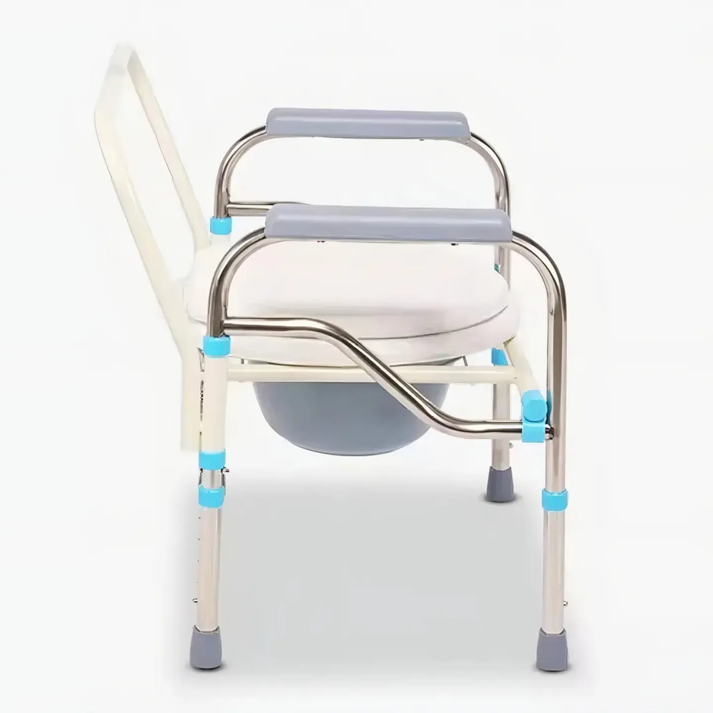 Asiento Silla Portatil Inodoro Ducha Baño Para Adulto Mayor 2