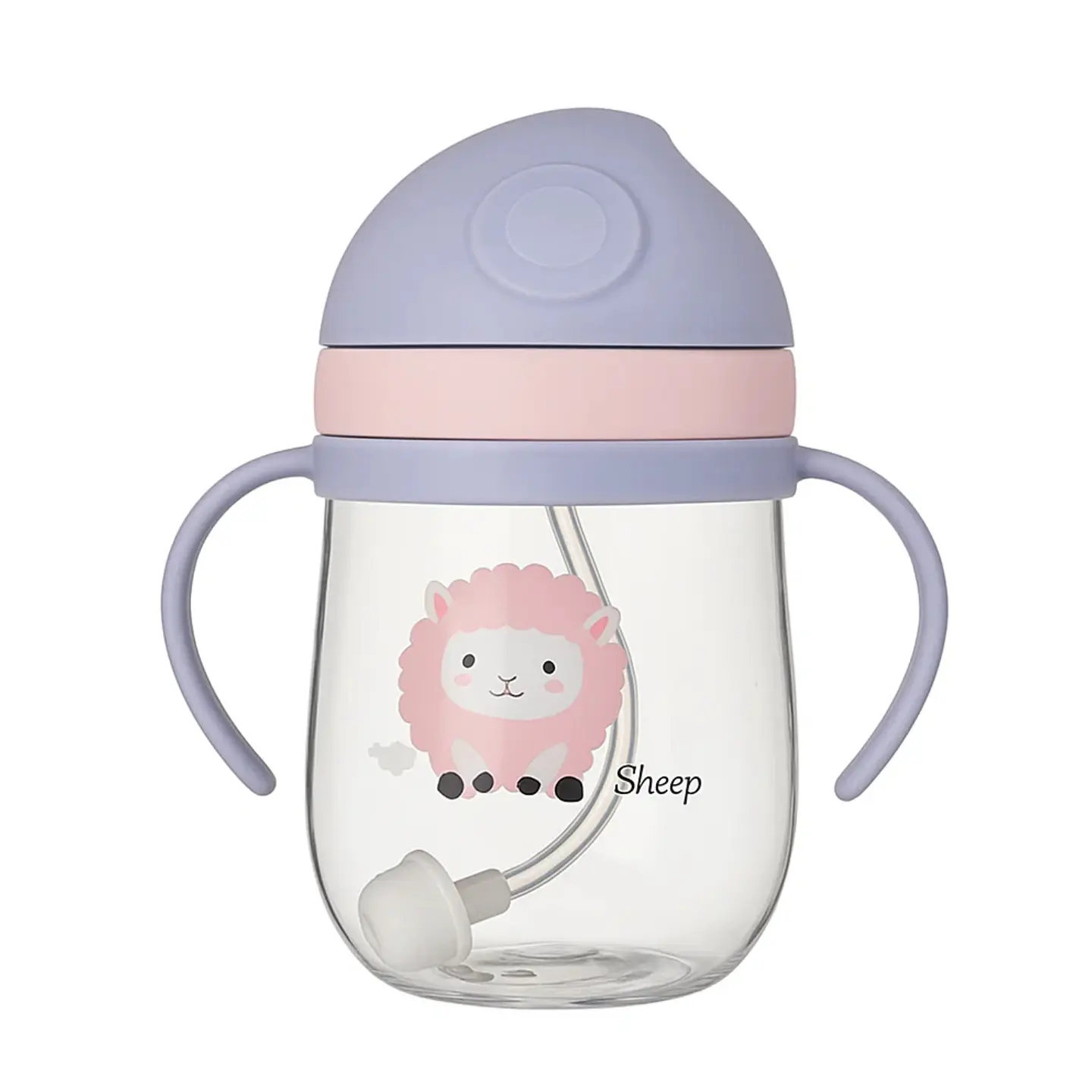 Vaso Antiderrame Con Asa Biberón Entrenador Para Bebes 250ml 3