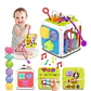 Cubo Para Bebé Juguete Interactivo Didactico Sensorial - Miniatura 1