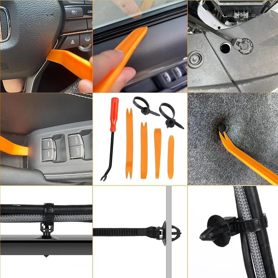 Kit 725 Piezas Clip Broche Retención Auto Fijación Tapabarro 3