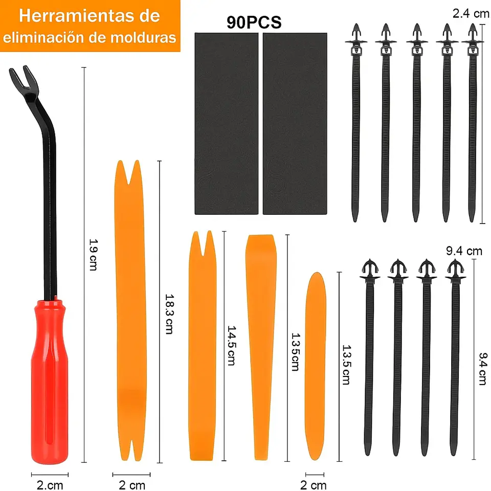 Kit 725 Piezas Clip Broche Retención Auto Fijación Tapabarro 4