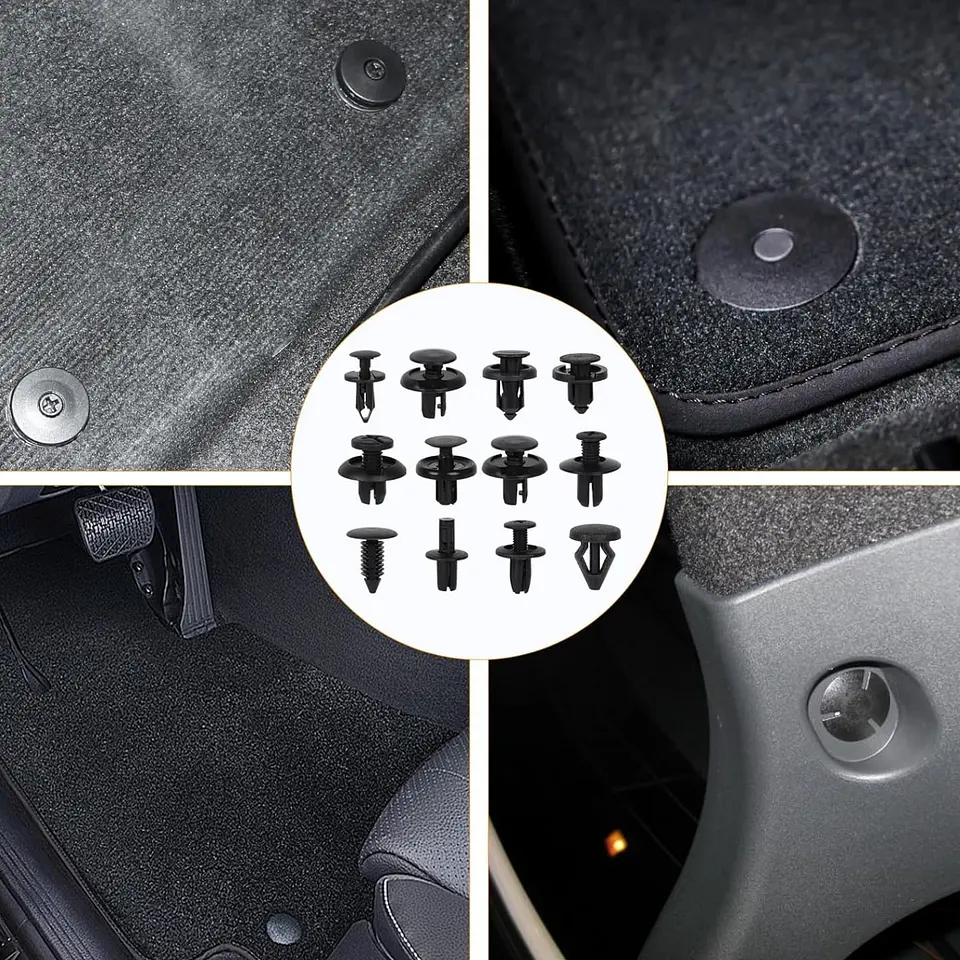 Kit 725 Piezas Clip Broche Retención Auto Fijación Tapabarro 6