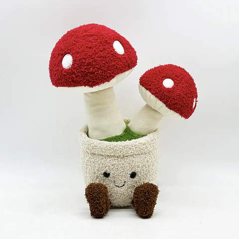 Hongo Kawaii  Planta 30 cm Tierno Ideal para Regalo