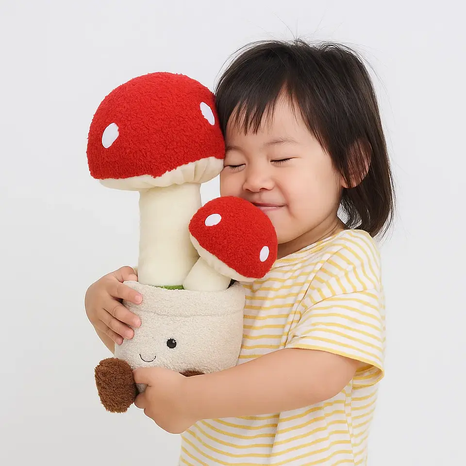 Hongo Kawaii  Planta 30 cm Tierno Ideal para Regalo 6