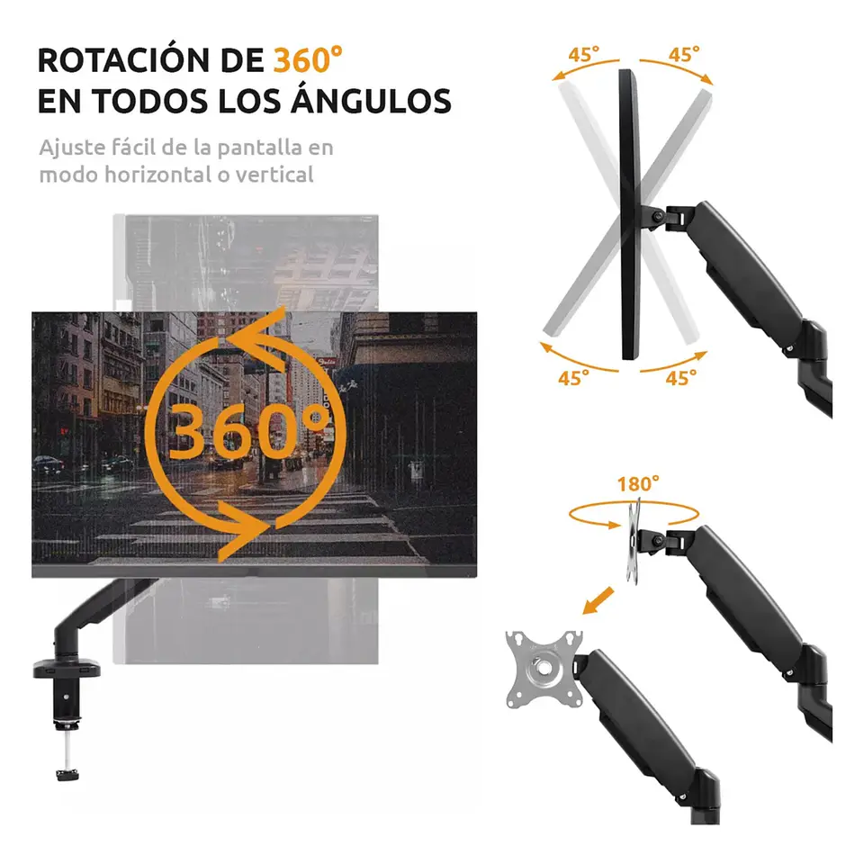 Brazo Extensible Soporte Monitor Universal De Computadora 3