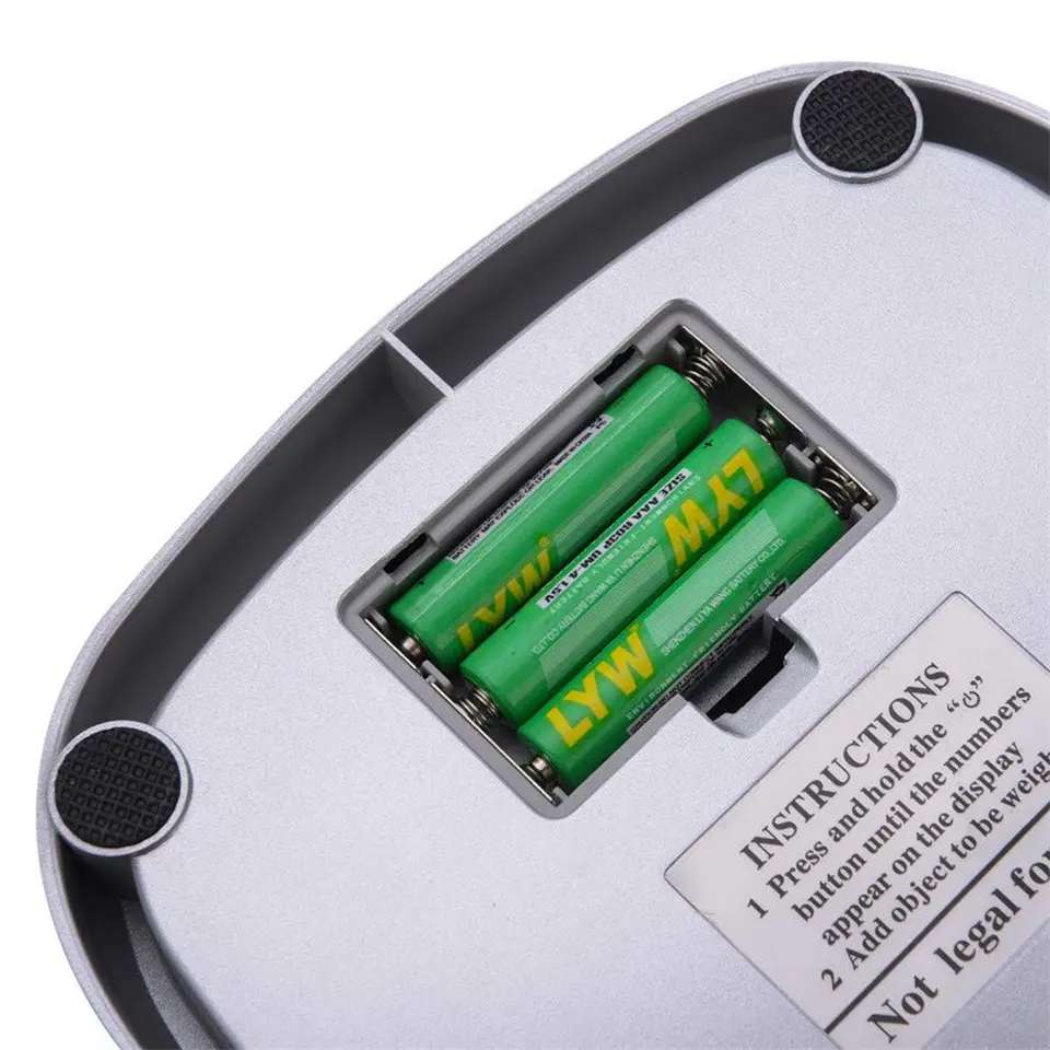 Balanza Gramera Pesa Digital De Cocina 10 kgs Con Pilas 4
