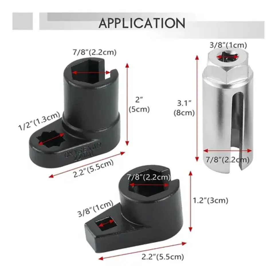 Kit Dados Sensor Extractor De Oxigeno 7/8 22mm Automotriz 2