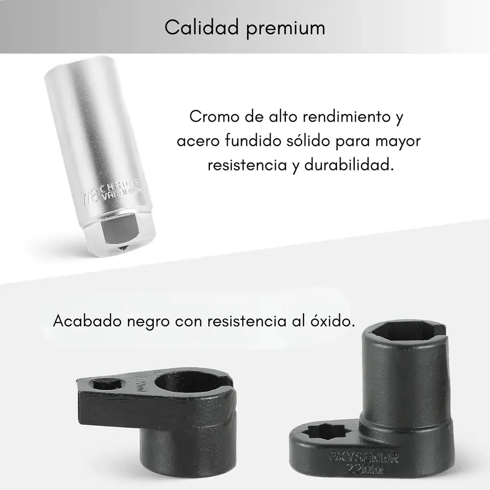 Kit Dados Sensor Extractor De Oxigeno 7/8 22mm Automotriz 3