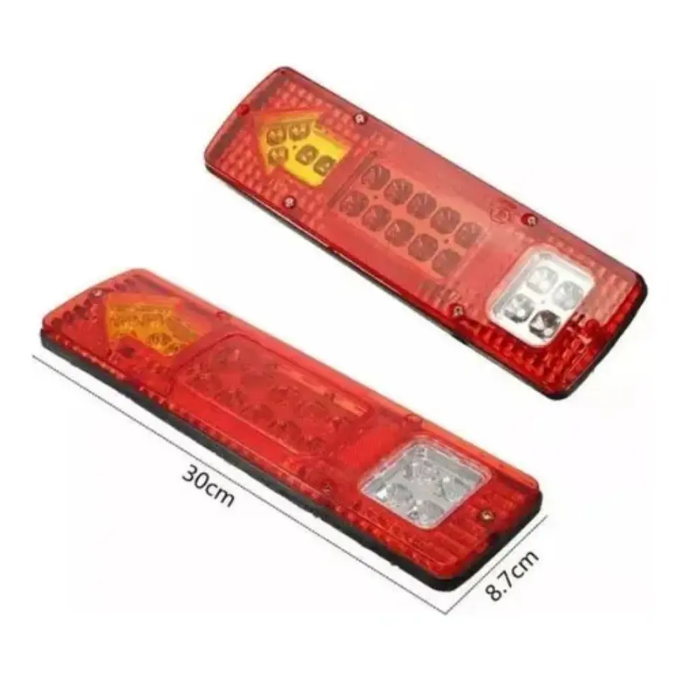 Kit 2 Focos Luz Led Trasera 12V Para Autos Camion Universal 2