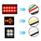Kit 2 Focos Luz Led Trasera 12V Para Autos Camion Universal - Miniatura 4