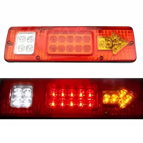 Kit 2 Focos Luz Led Trasera 24V Para Autos Camion Universal