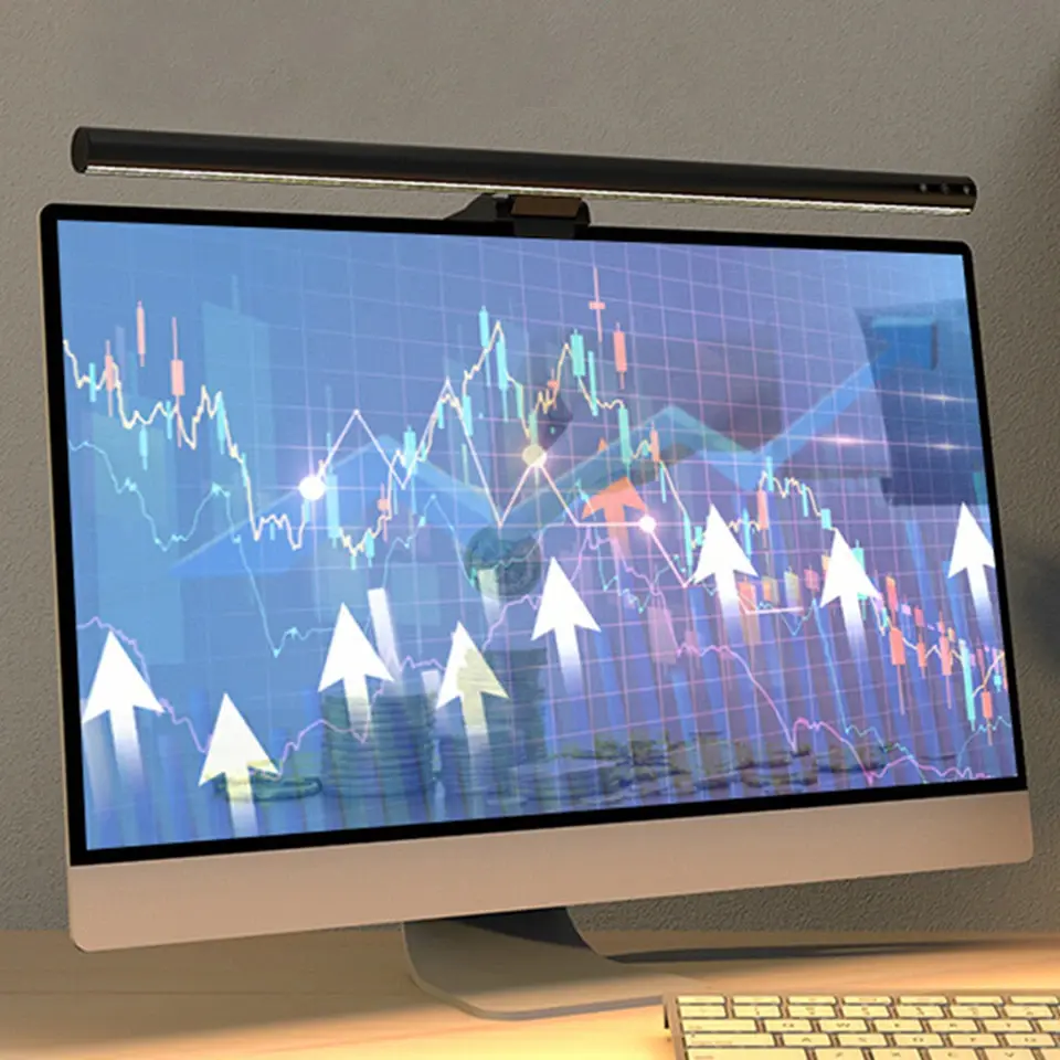 Lámpara de Monitor Barra luz LED con Parlante Bluetooth RGB 7