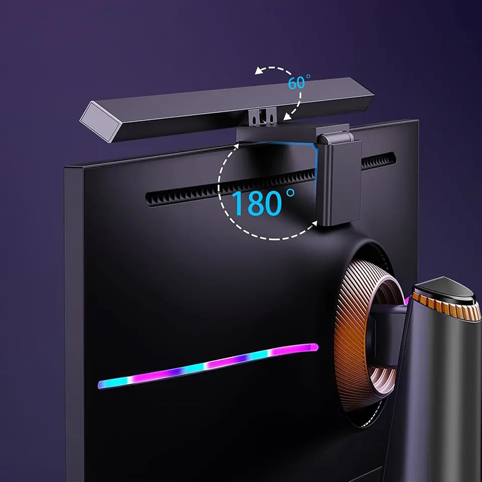 Barra De Luz Para Monitor PC 55cm Con Retroiluminación RGB 4