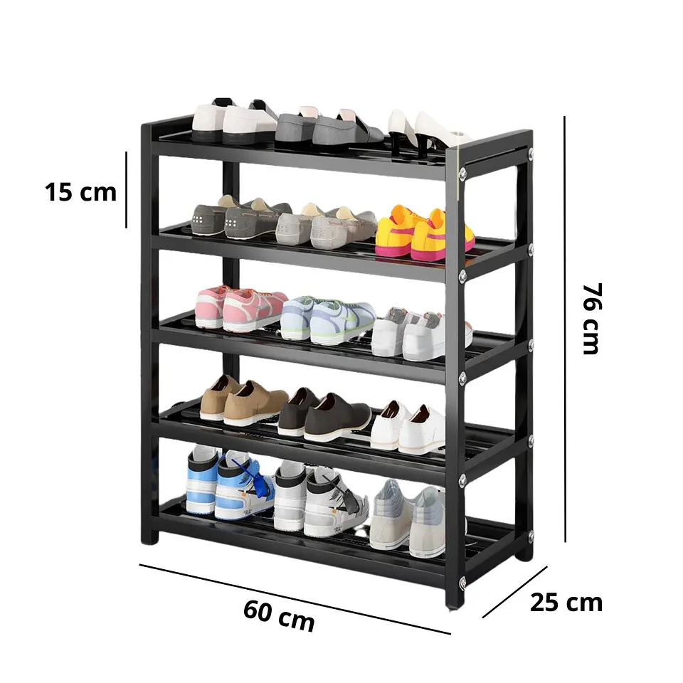 Zapatero 5 Niveles Mueble Organizador Almacenamiento Ropa 2