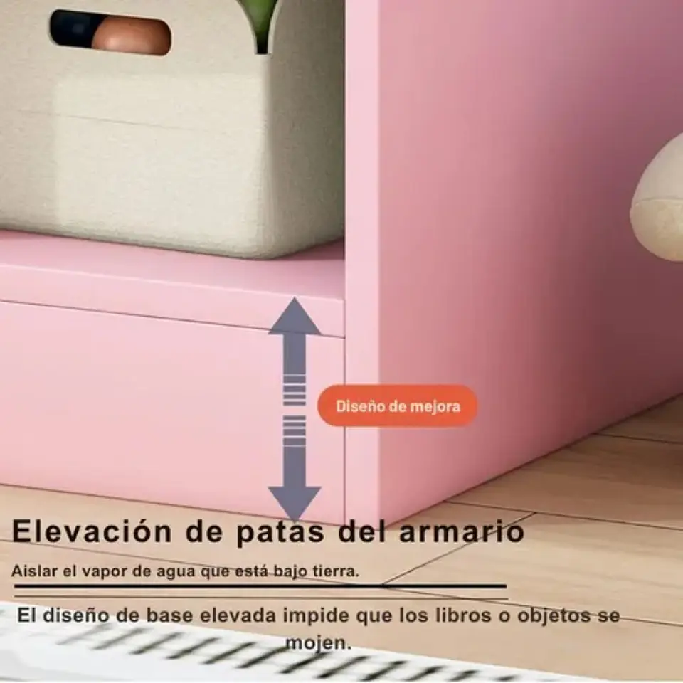 Estanteria De Libros 82x30x100 Organizador Multifuncional 5