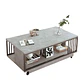 Mesa De Centro 2 Niveles 100x50x40 Living Hogar Decorativo - Miniatura 1