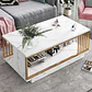 Mesa De Centro 2 Niveles 100x50x40 Living Hogar Decorativo - Miniatura 8