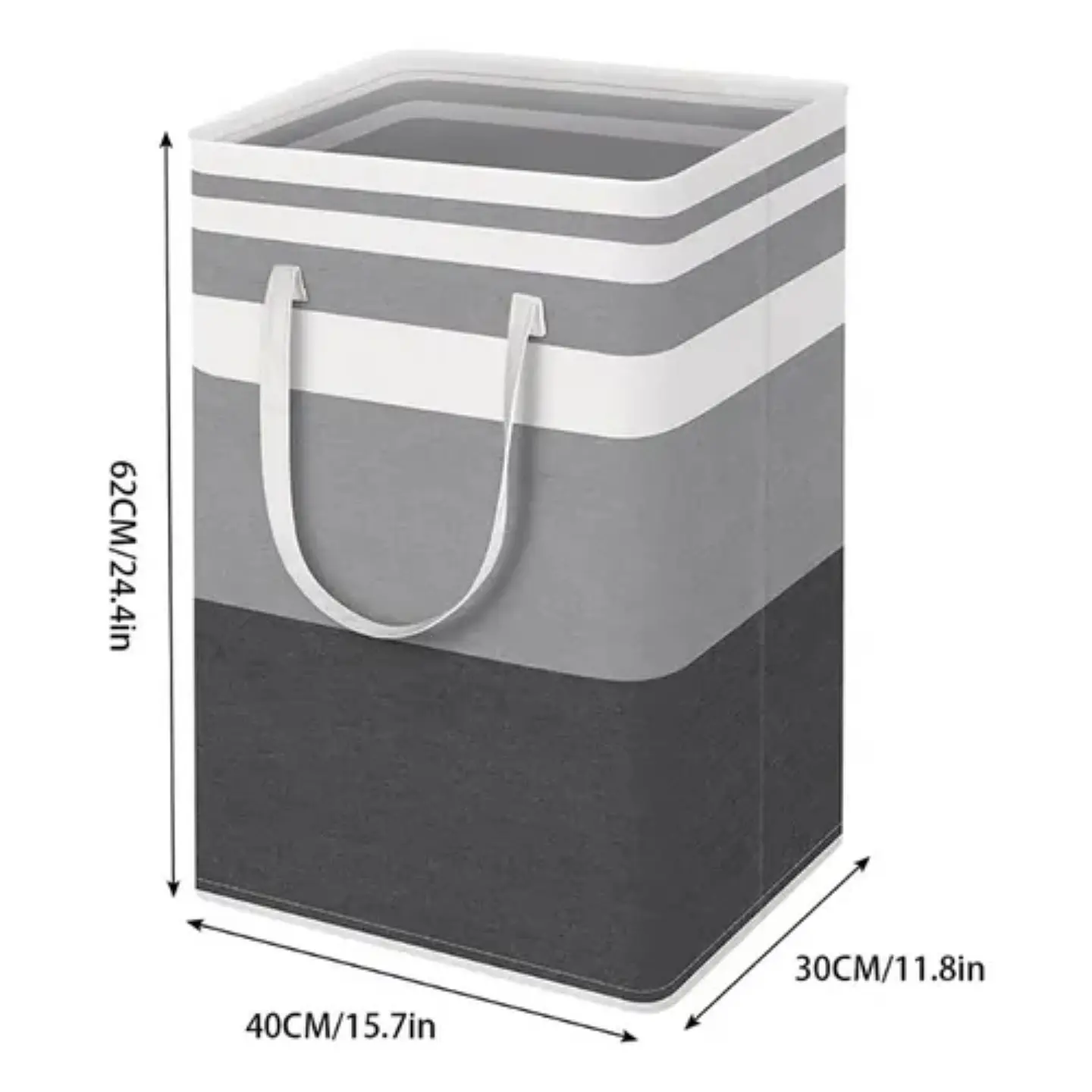 Cesta Canasto De Tela 75L 40x30x62 Para Ropa Lavanderia 2