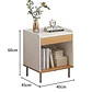 Velador Estante Con Cajon 45x40x60 Mesa De Noche Dormitorio - Miniatura 2
