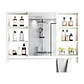 Mueble Organizador De Baño 90x12x70 cm Con Espejo 6 Niveles - Miniatura 1