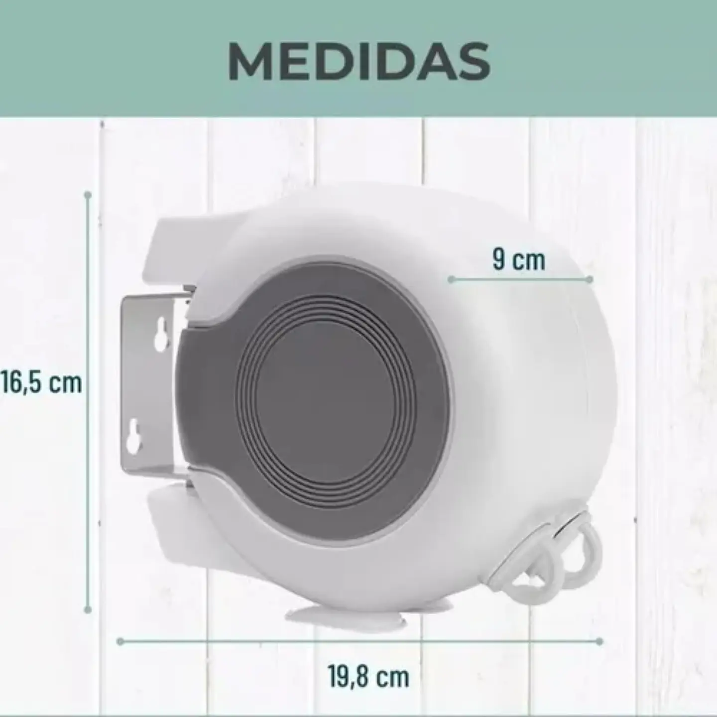 Tendedero Rectactil Colgador Doble Telescopico Colgador 13M 2