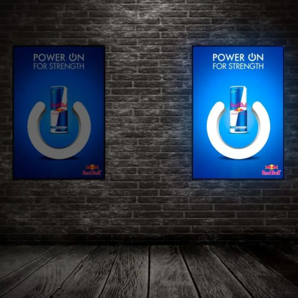CAJA DE LUZ LED PANEL PUBLICITARIO 75X120CM 2