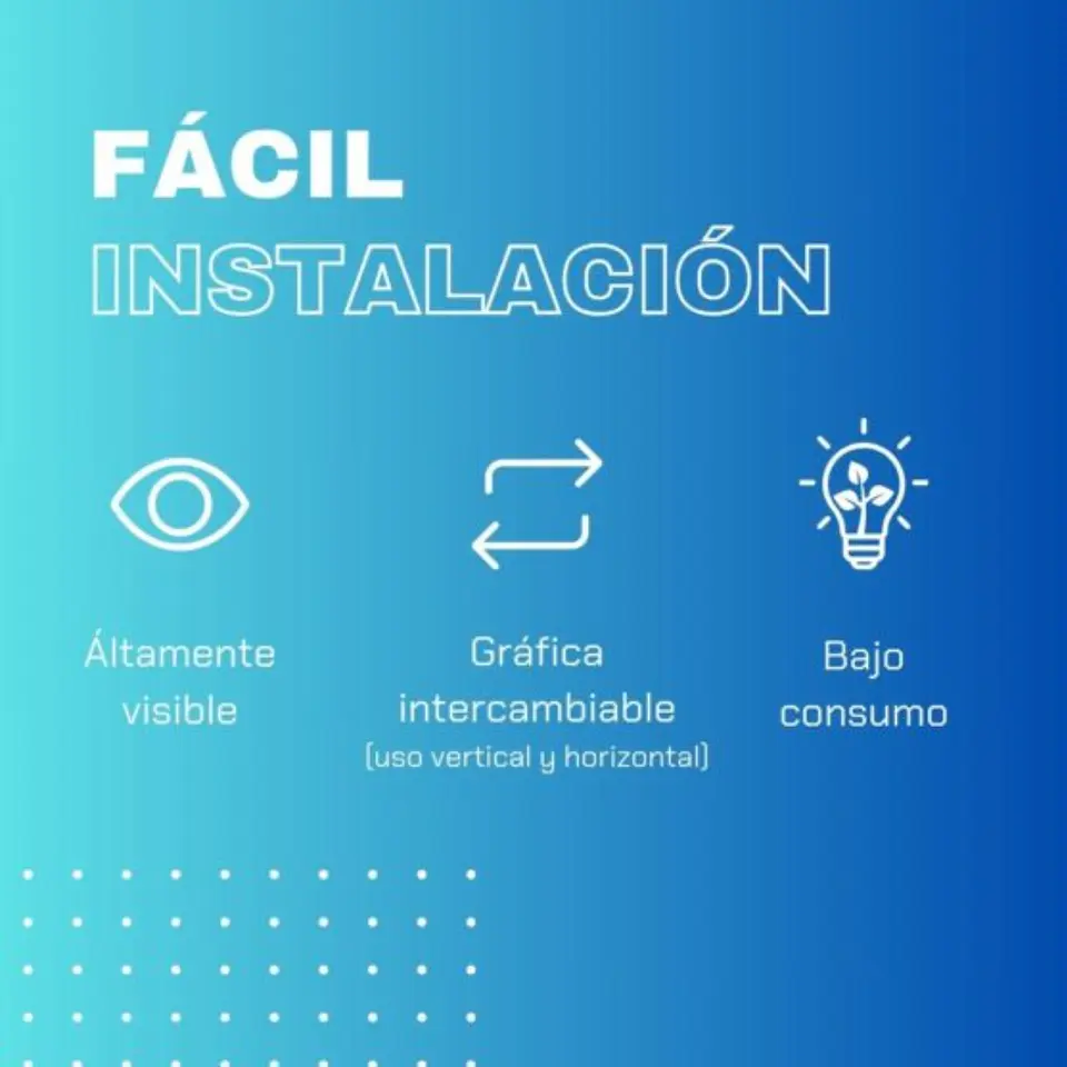 CAJA DE LUZ LED PANEL PUBLICITARIO 75X120CM 3