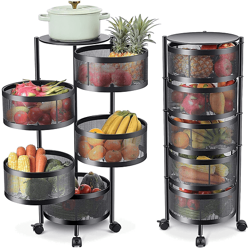 Carrito Organizador Para Cocina Con Ruedas 5 Niveles